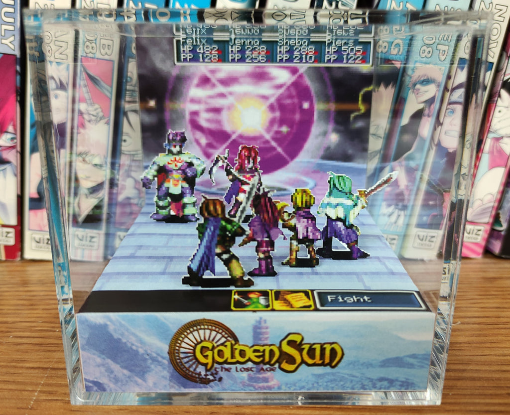 Golden Sun The Lost Age Agatio Karst Encounter Pixel Package