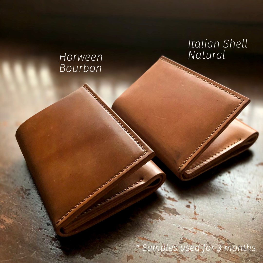 ポイント2倍 新品○ Horween フルシェルコードバン 折り財布 - 通販