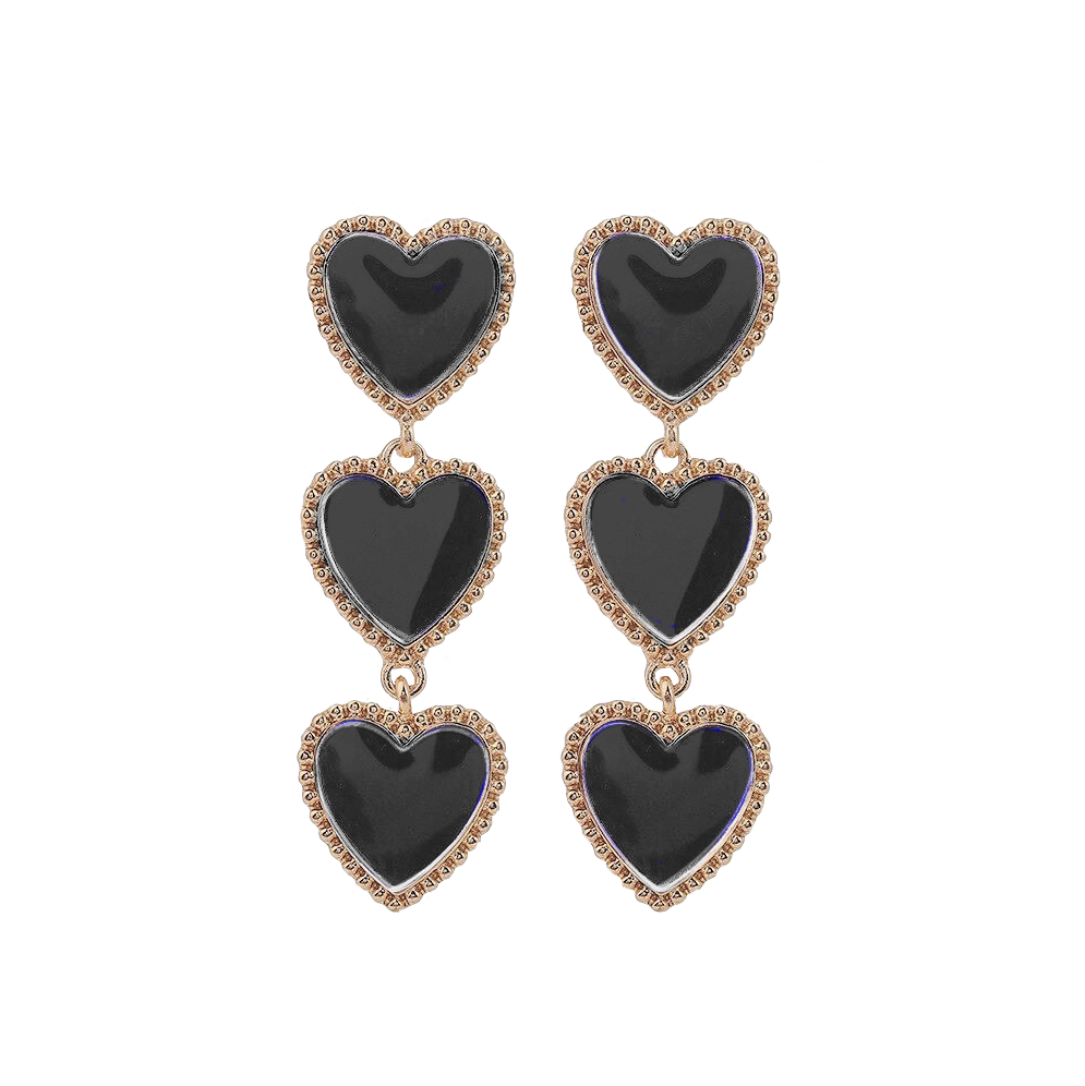 Maeva Earrings - Black