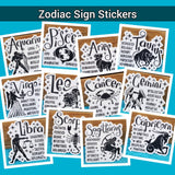 Zodic Sign Stickers