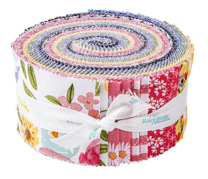 Riley Blake - Flora No .6 2.5 inch Rolie Polie by Echo Park Paper Co