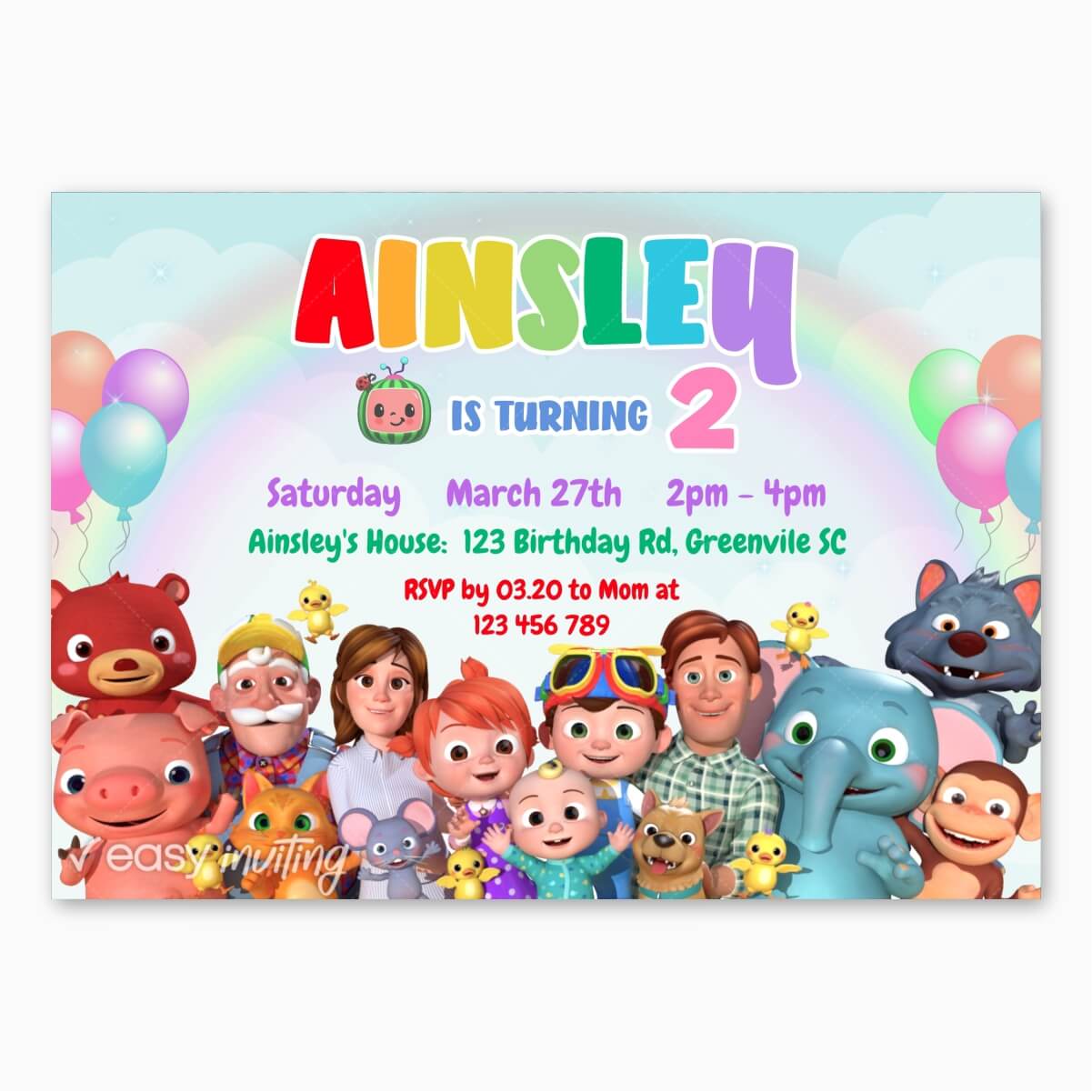 7-rainbow-baby-cocomelon-birthday-invitation-templates-in-2022