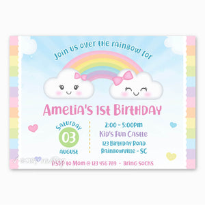 invitation rainbow high pour anniversaire dolls