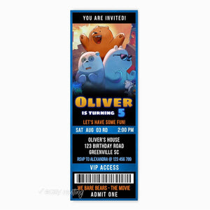 frozen movie ticket template