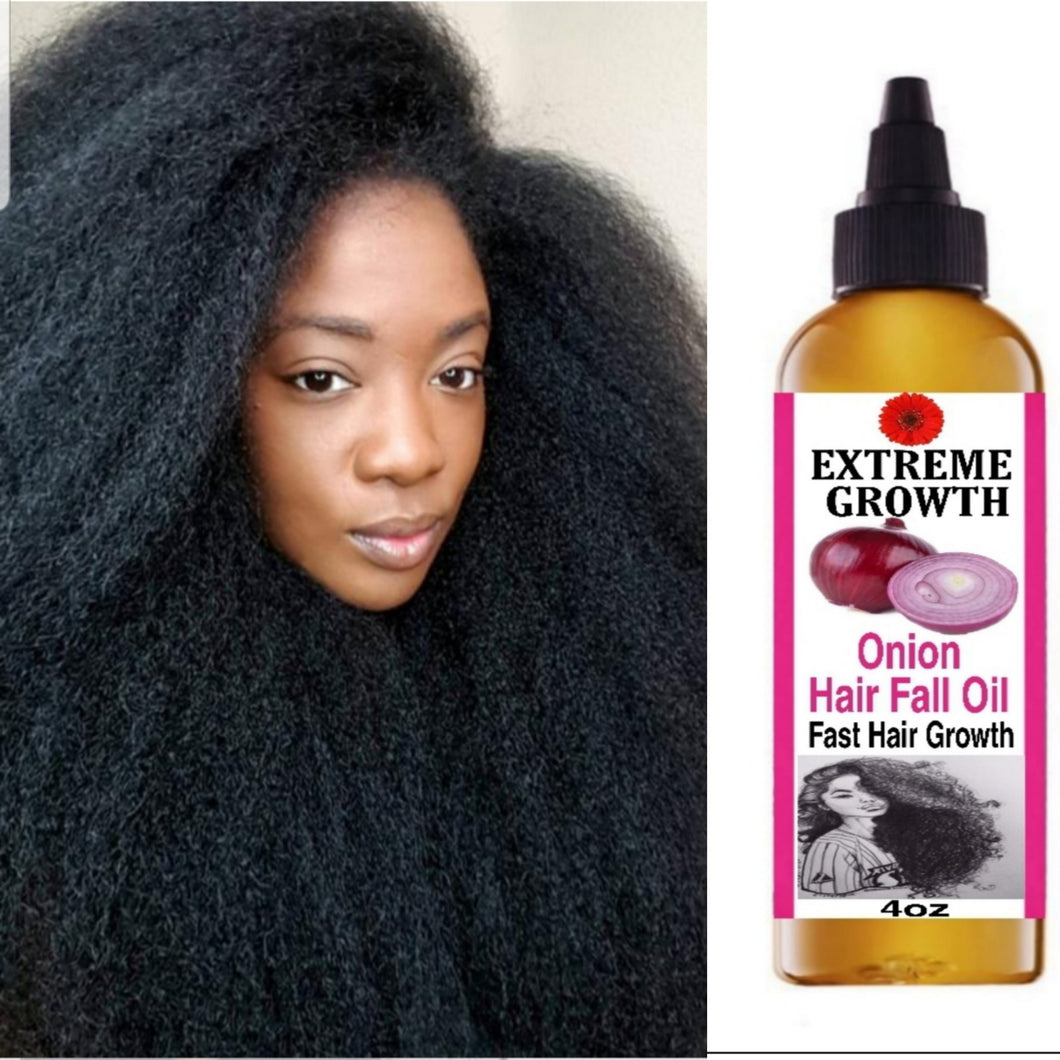 ONION FAST HAIR GROWTH OIL / HUILE D'OIGNON SUPER POUSSE CHEVEUX – Forever  Glowing