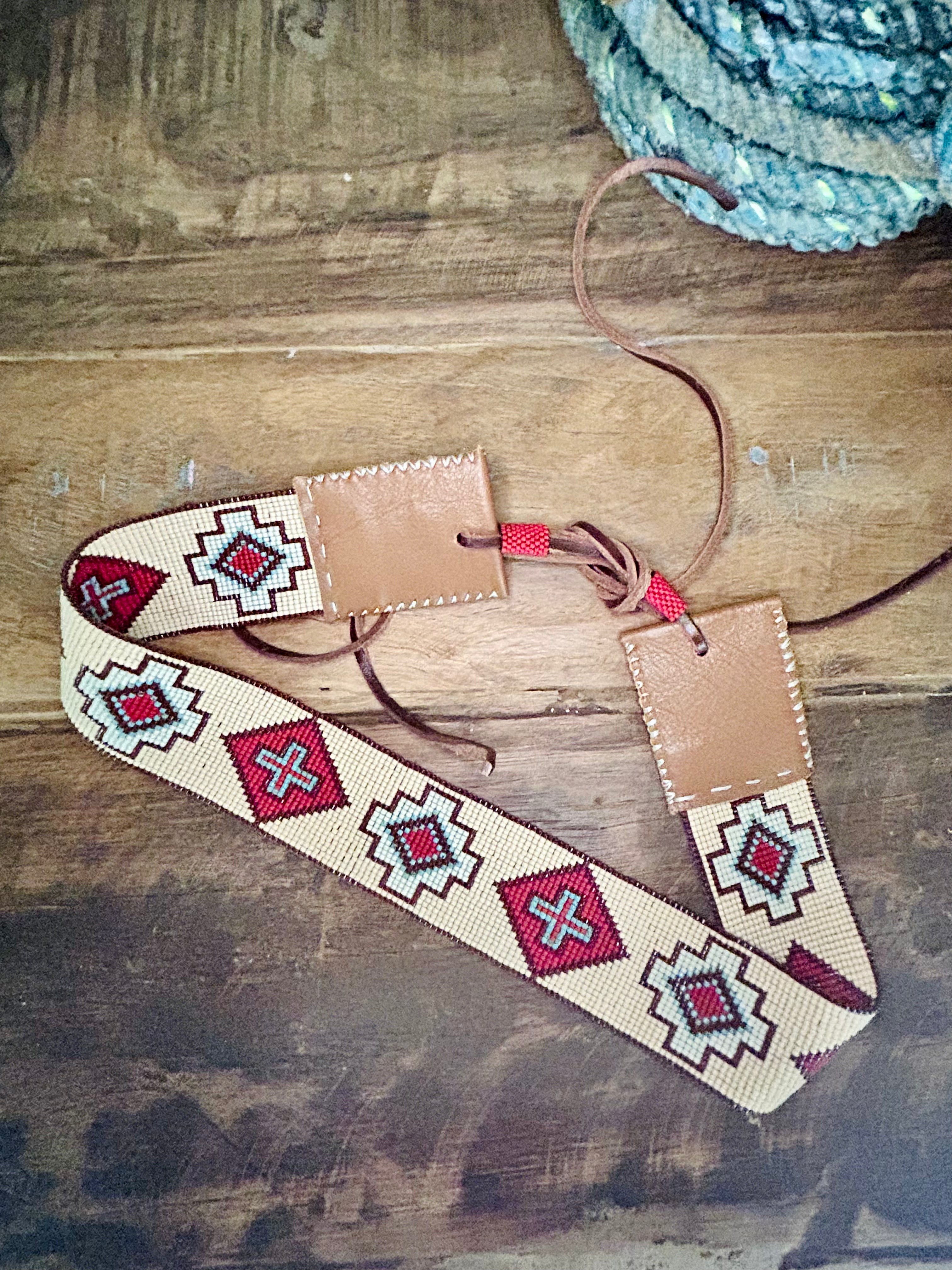 Old Town Beaded Hatband