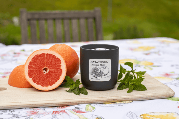 Grapefruit Mojito Soy Candle with Cotton Wick