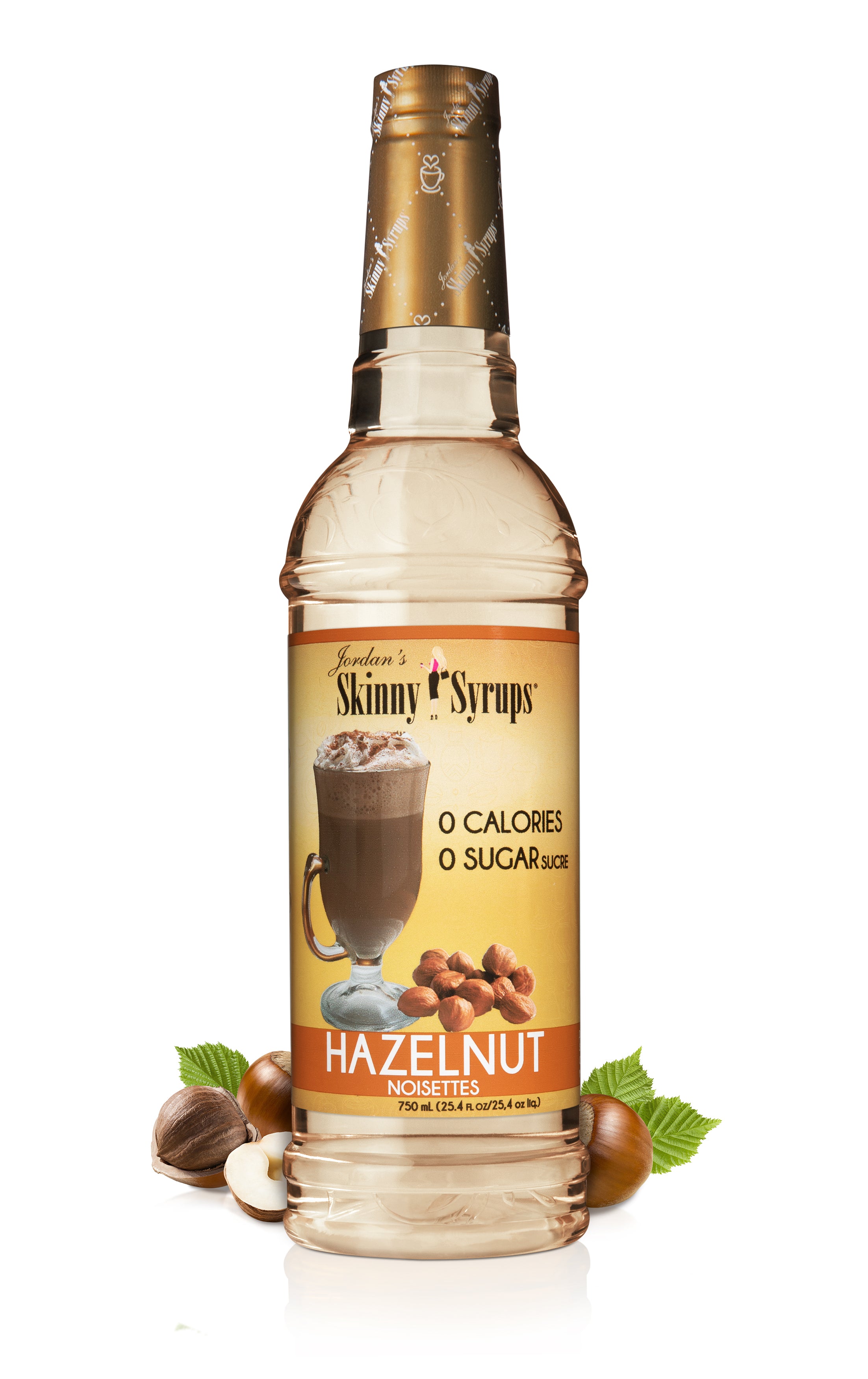 Sugar Free Hazelnut Syrup - 750ml - Wisdom Foods product image