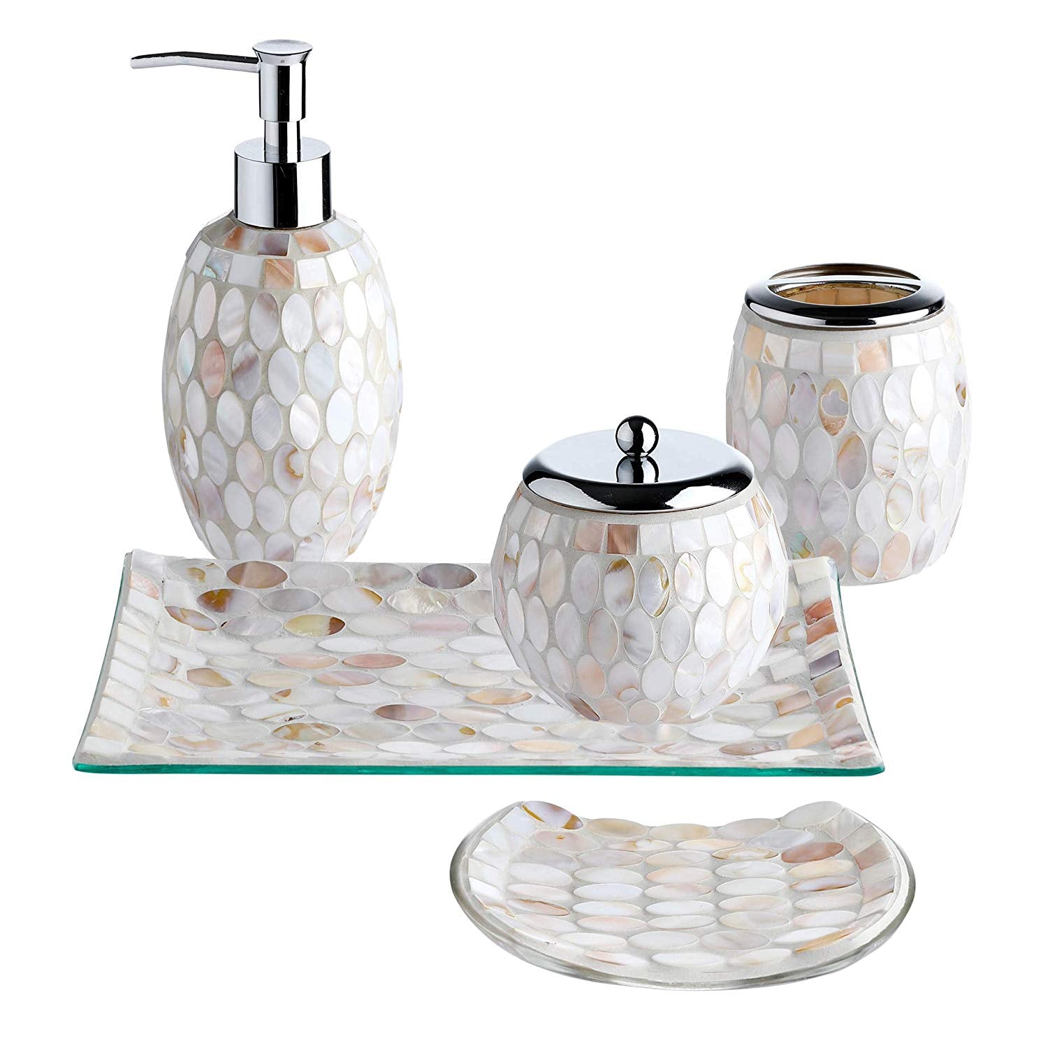 bathroom soap dispensers glass