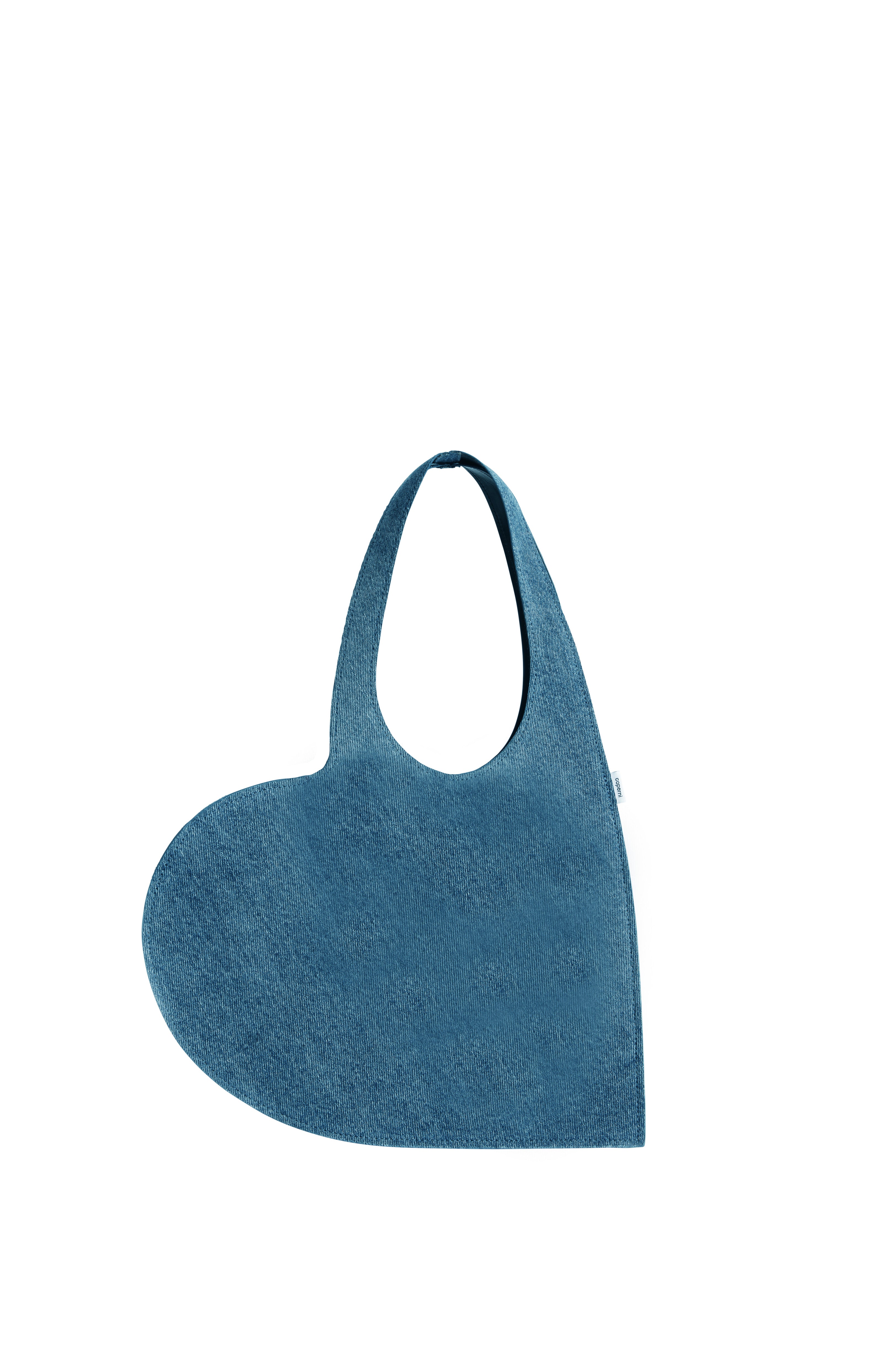 Denim Mini Heart Tote Bag