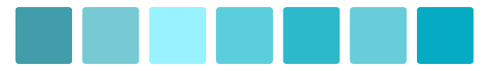 palette de couleur apatite bleue