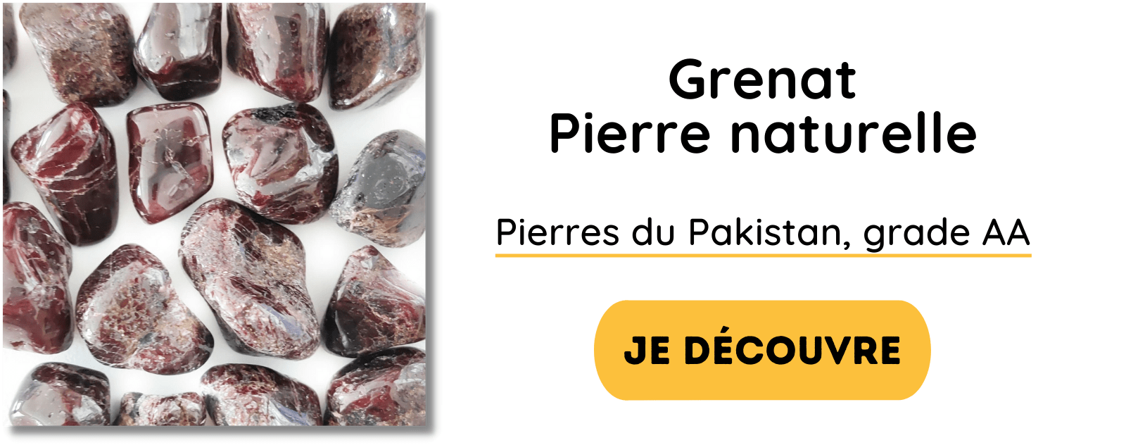 pierre naturelle grenat