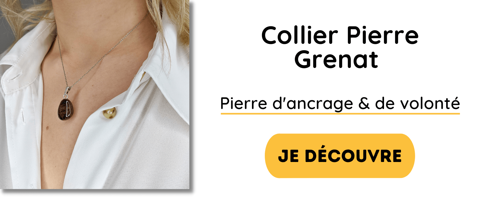 collier grenat