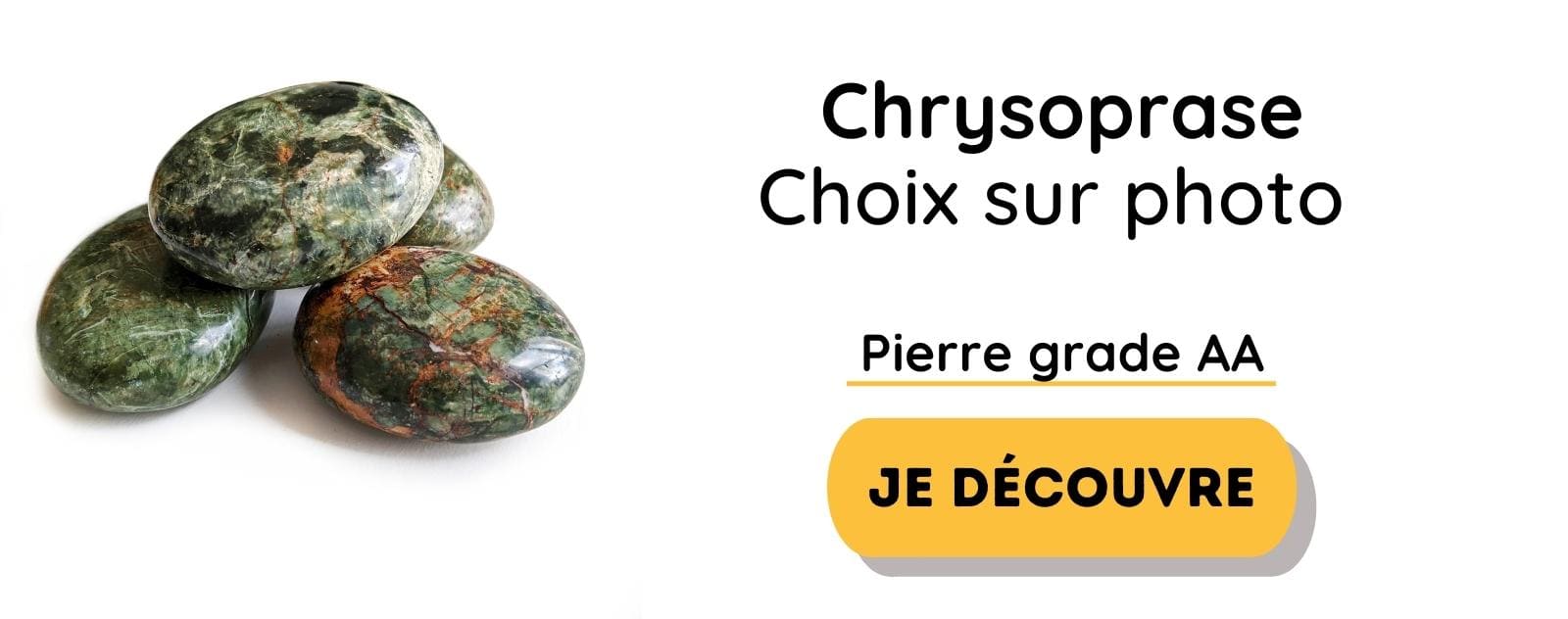 galet en chrysoprase