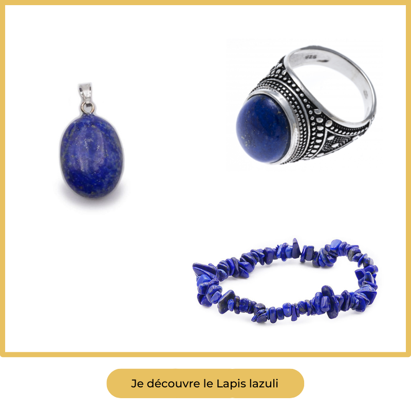 Pierre lapis lazuli porte bonheur en amour pour le bélier