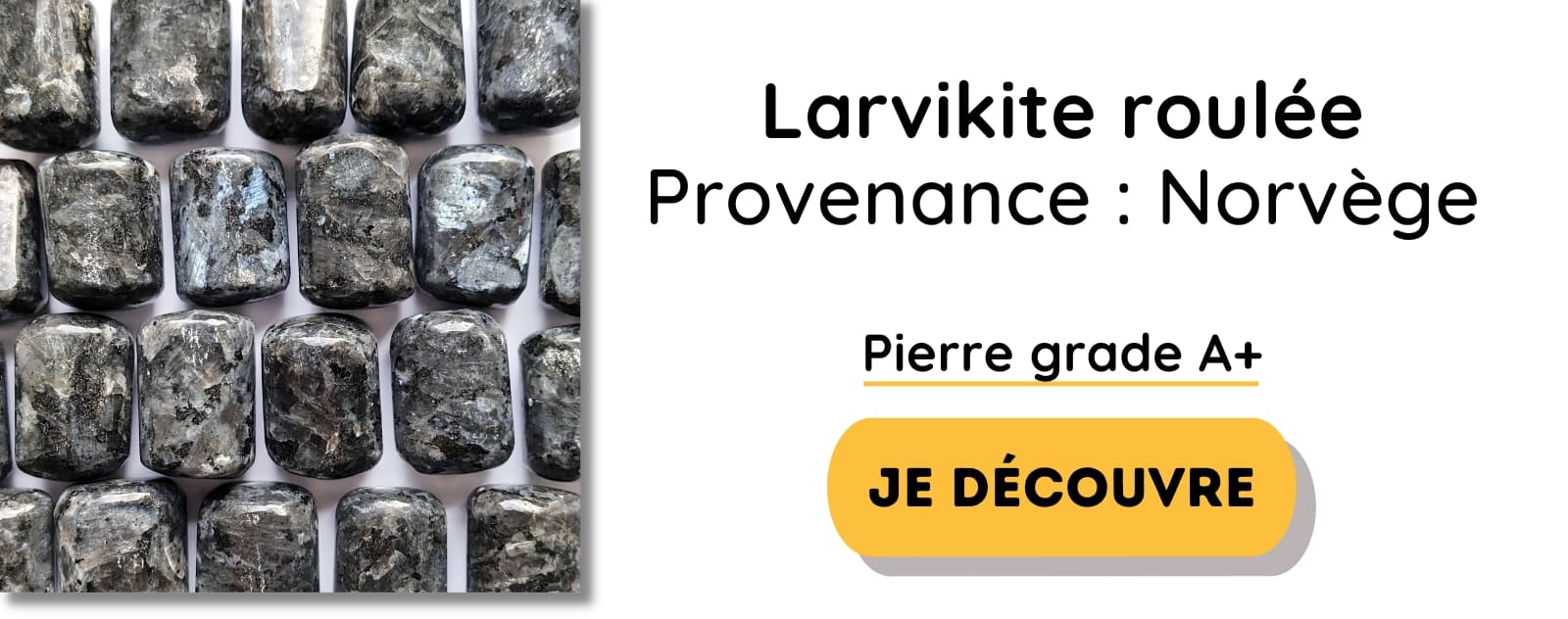 pierres roulée larvikite