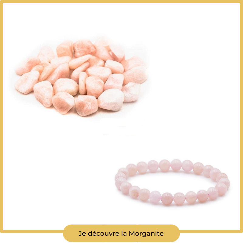 Morganite Pierre porte bonheur Cancer 