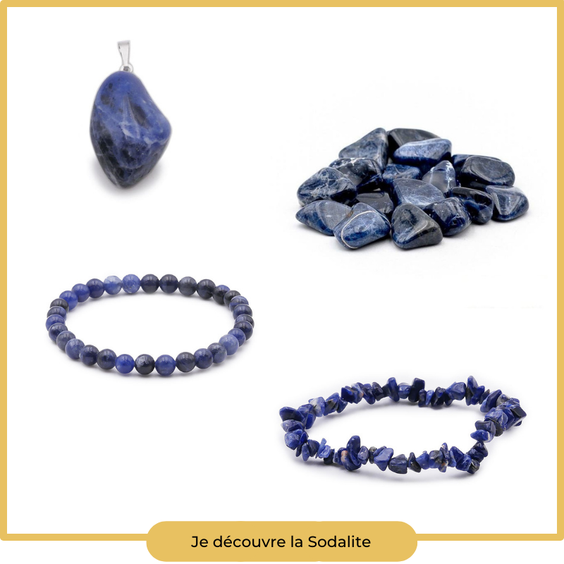 sodalite pierre porte bonheur verseau