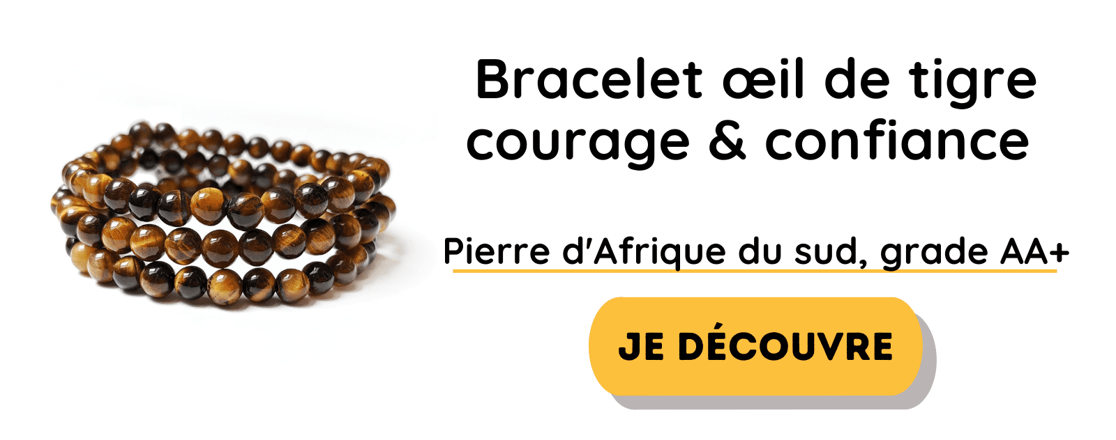 bracelet oeil de tigre