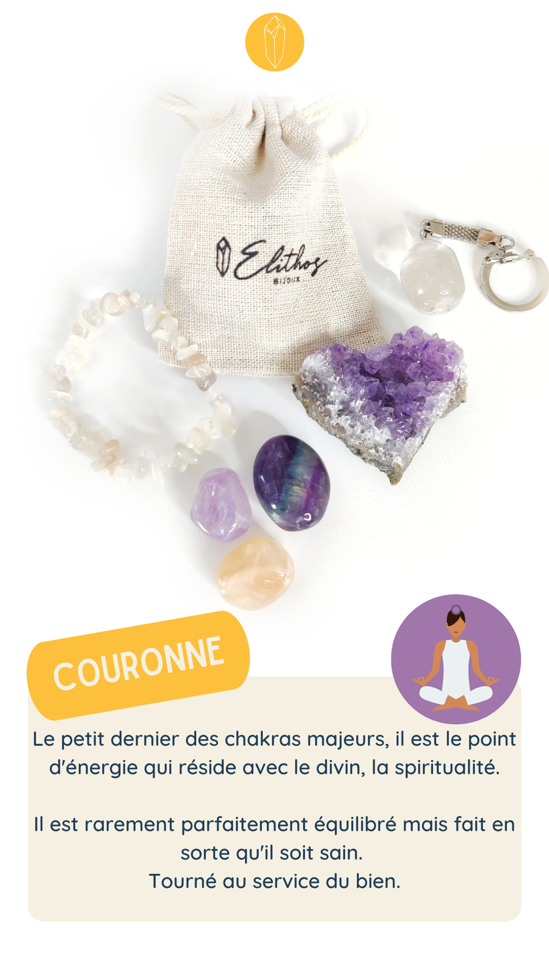 chakra couronne en bref