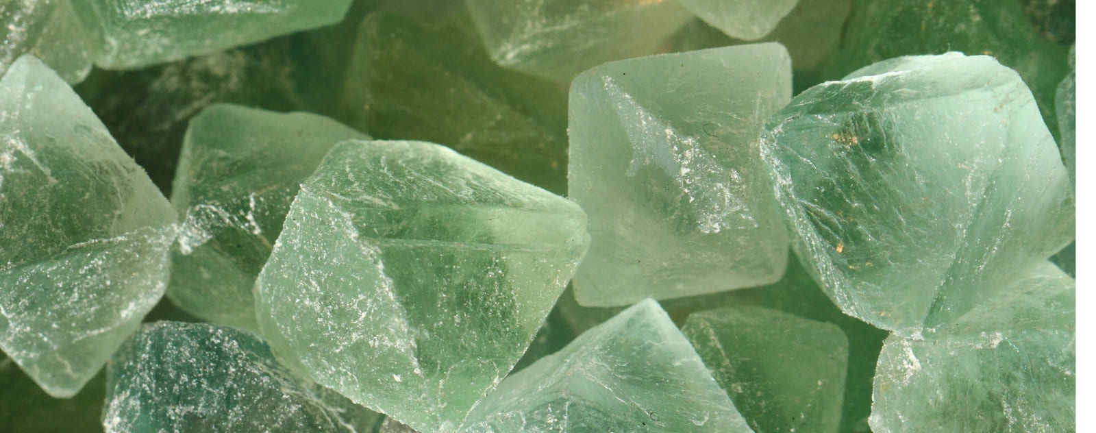 pierres de fluorite verte