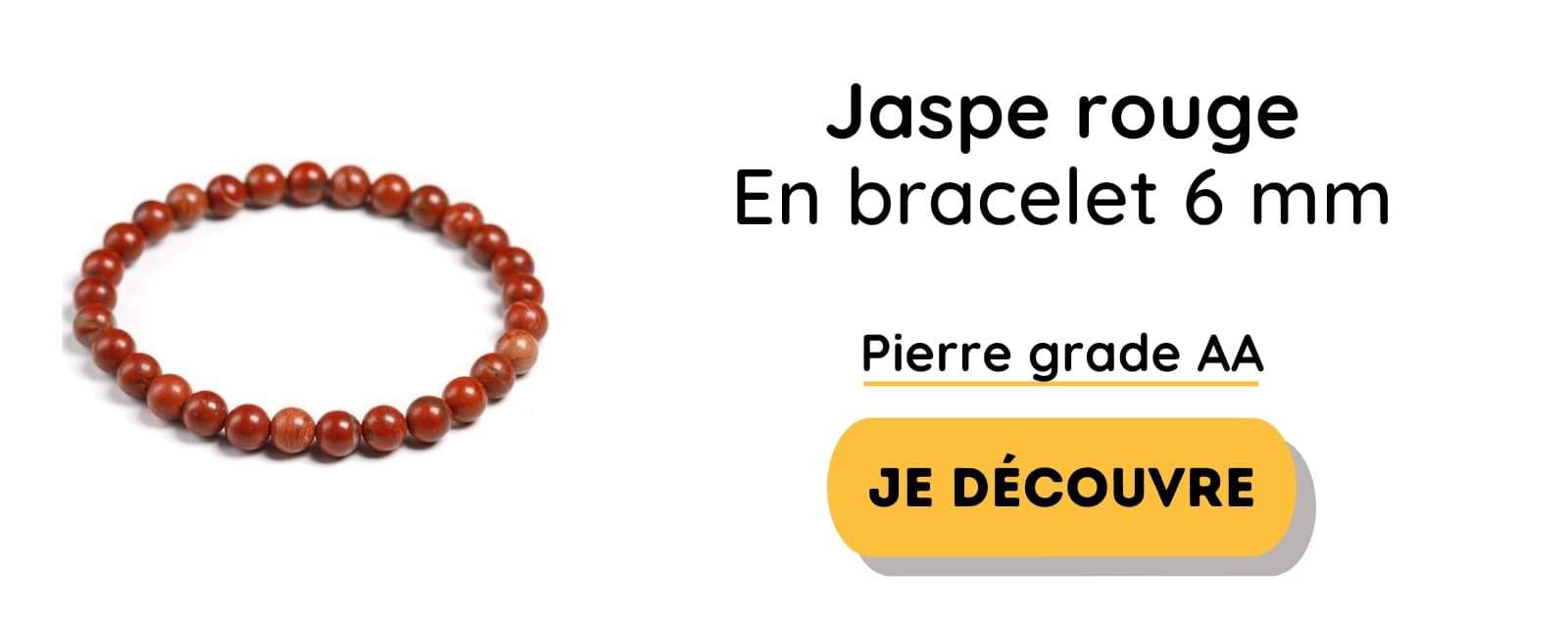 bracelet en jaspe rouge