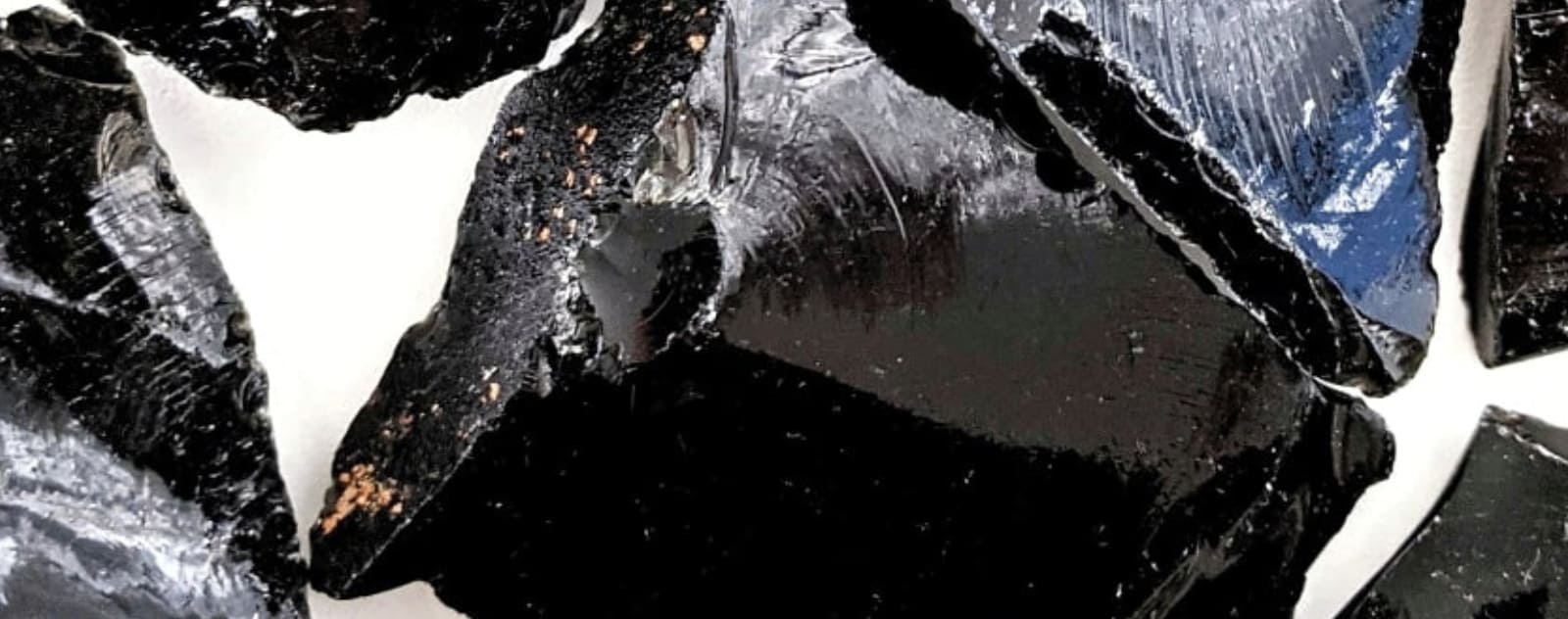 mineraux obsidienne argentée