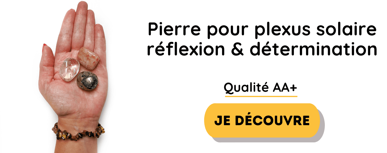 pierre chakra plexus solaire - aura jaune