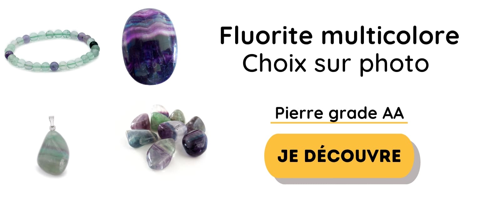 toutes nos pierres de fluorite sous divers formes