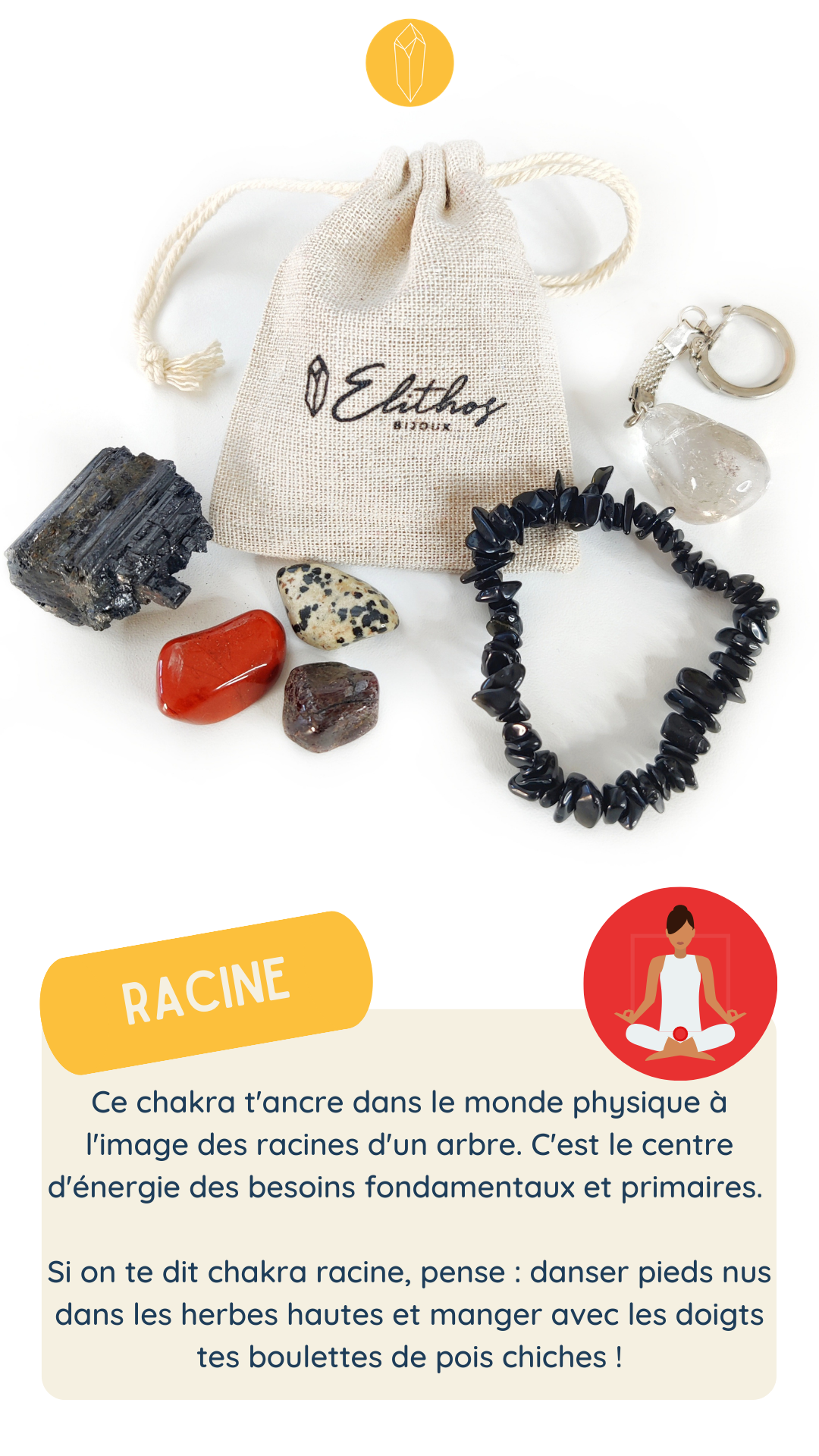 Chakra racine en bref