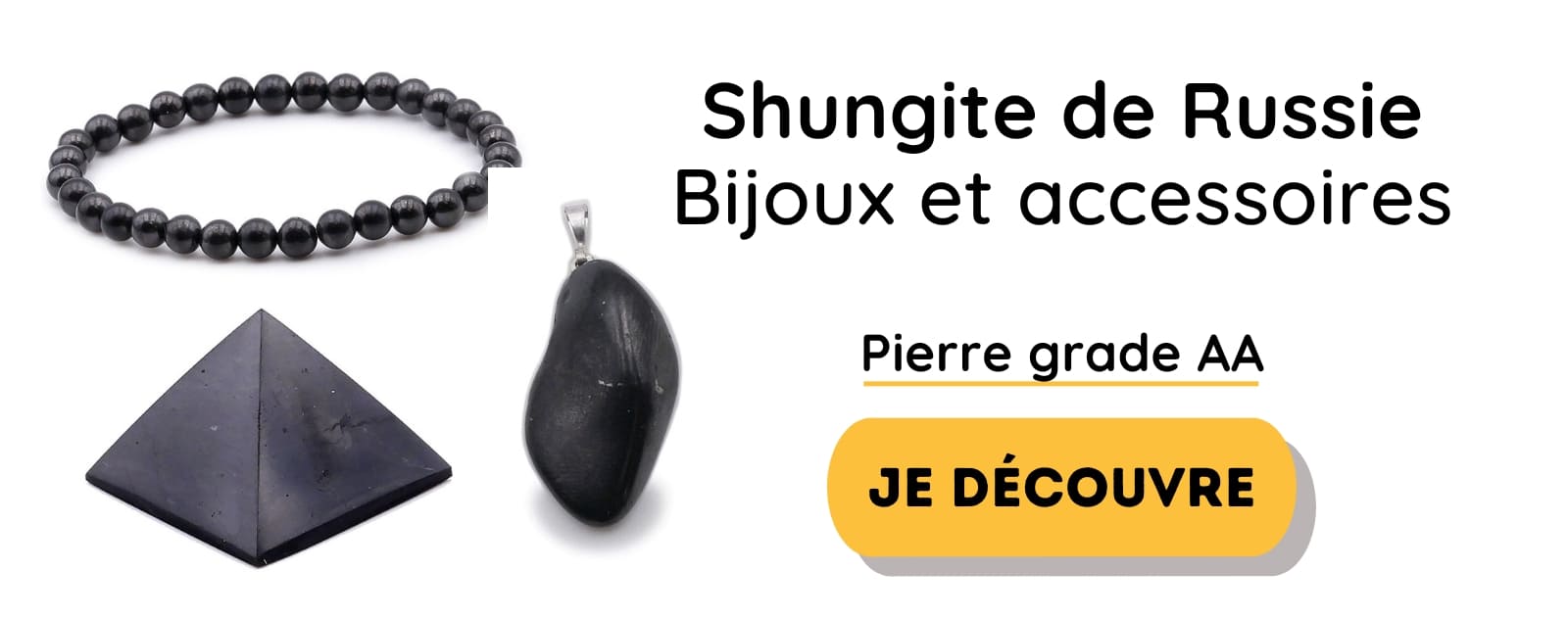 shungite pierre bijoux et accessoires