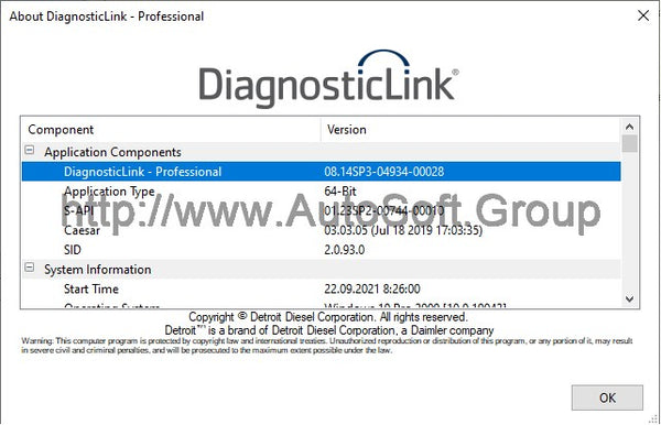 detroit diesel diagnostic link update