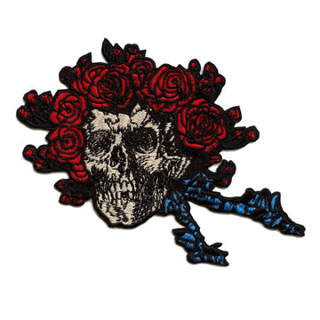 Bertha Skull Grateful Dead Patch Rock Icons Embroidered Iron On