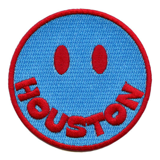 Houston Block Letter H Chenille Patch Orange and Blue Baseball Varsity –  Patch Collection