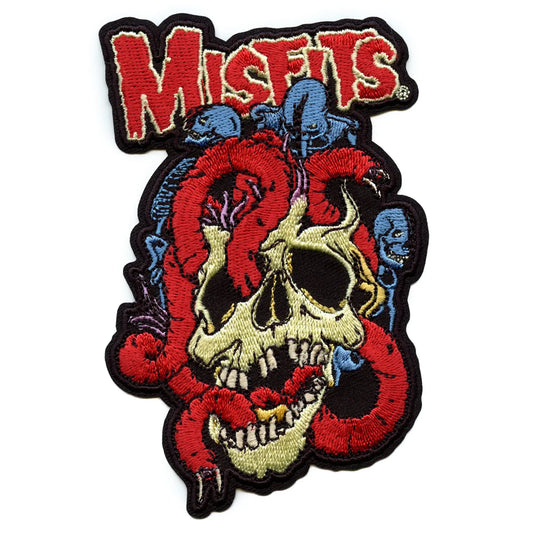 The Misfits Logo xL Embroidered Patch - New 