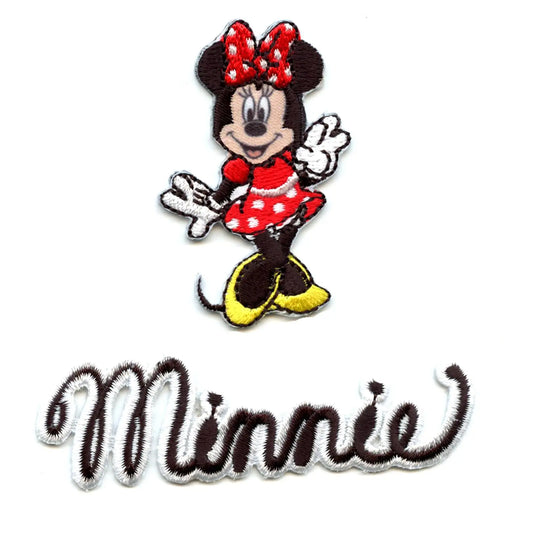 Iron on patches - Minnie Mouse seated wings Disney – pink – 7,5x7,5cm -  Application Embroided badges | Catch the Patch - your store for patches and