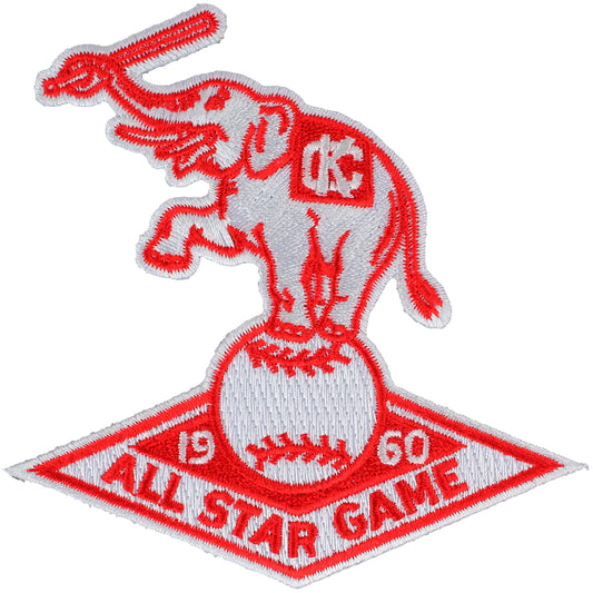 2PCS Athletics Elephant Baseball Embroidery Patches Logo 