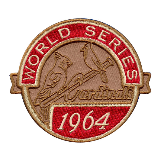 1944 ST. LOUIS CARDINALS WORLD SERIES OFFICIAL MLB BASEBALL PATCH WILLABEE  WARD