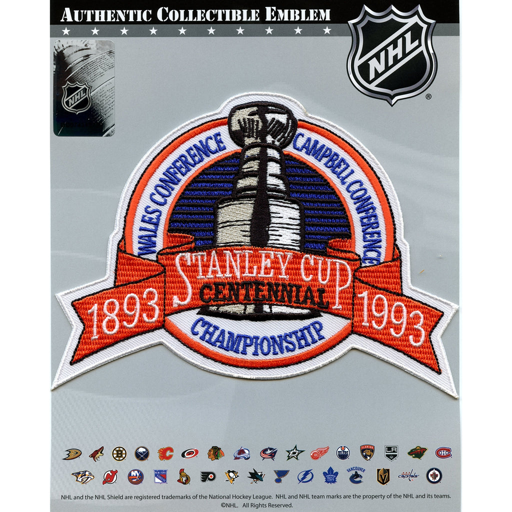 1993 Nhl Stanley Cup Final Championship Centennial Jersey Patch Engli