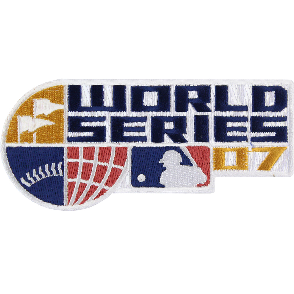 2007 MLB World Series Logo Jersey Patch Colorado Rockies vs. Boston Re