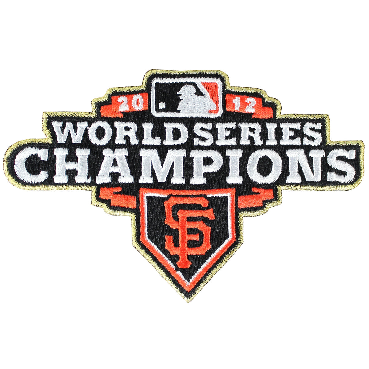 2012 San Francisco Giants MLB World Series Champions Logo Jersey Sleev