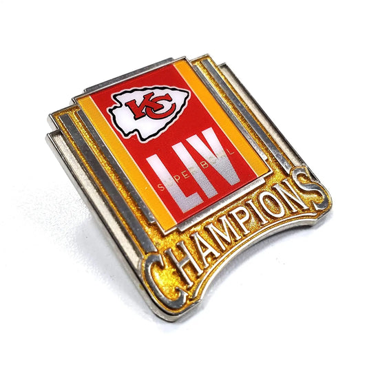 Kansas City Chiefs' Super Bowl patches courtesy of Independence shop