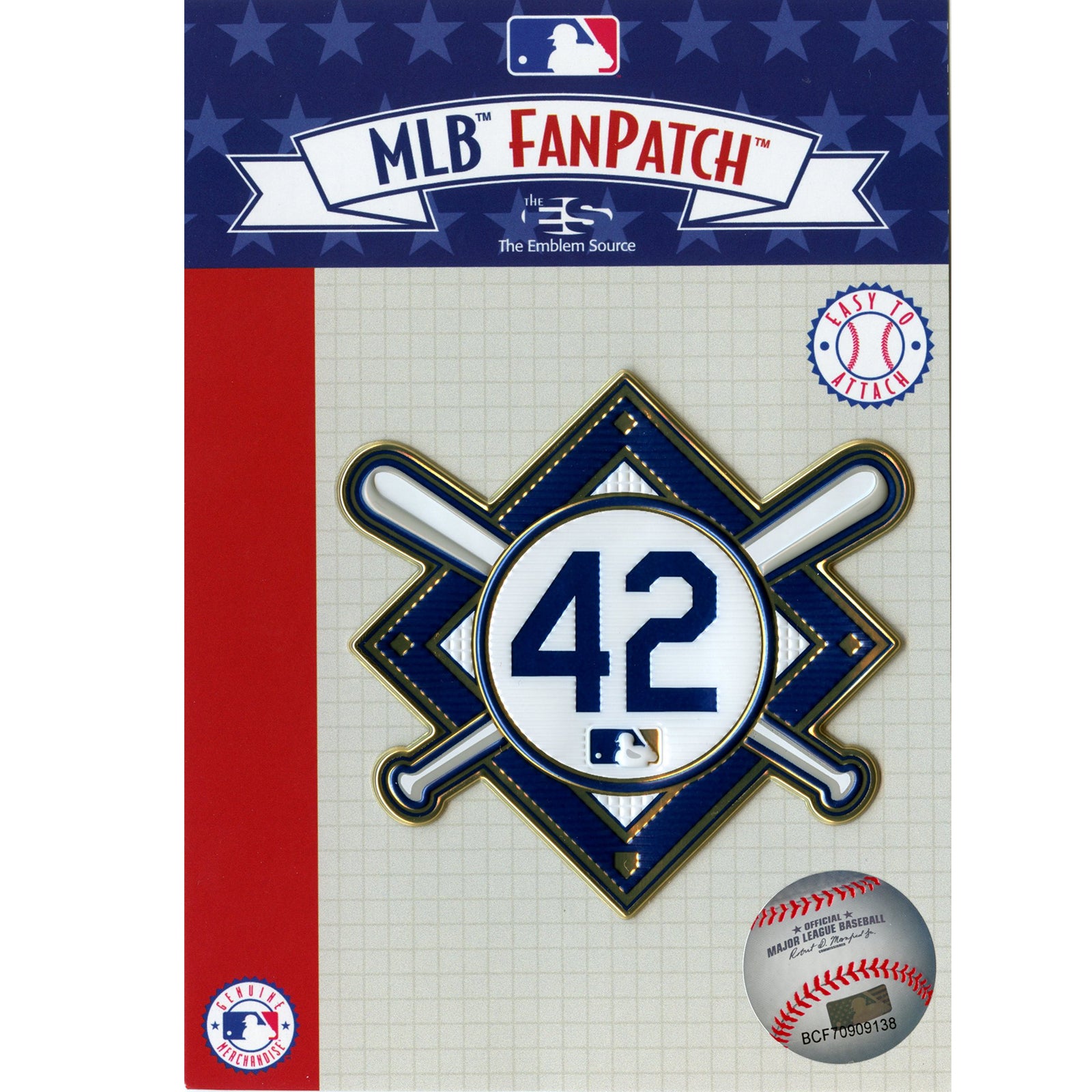 Jackie Robinson Day 42 MLB Jersey Sleeve Patch (Royals)