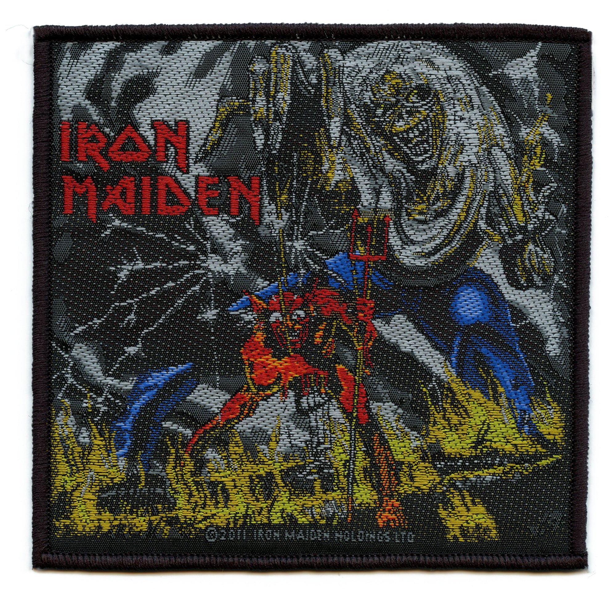2011 Iron Maiden Number Of The Beast Woven Sew On Patch