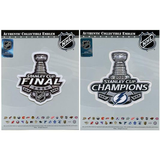  National Emblem 2021 NHL Stanley Cup Final Champions Tampa Bay  Lightning Commemorative Jersey Patch White, 4.5 inches wide X 4.25 : Sports  & Outdoors