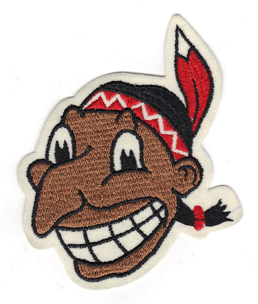 Cleveland Indians Chief Wahoo MLB Jersey Patch - 4.5