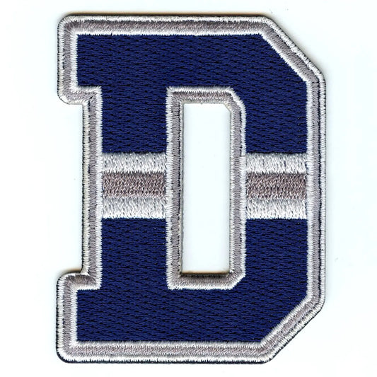 Generic Blue Football Helmet Embroidered Iron on Patch