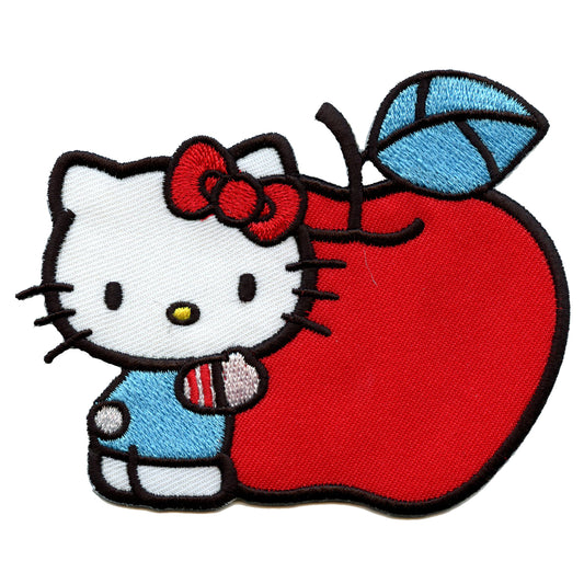 Cute Classic Hello Kitty Cat Embroidered Iron on / Sew on Patch