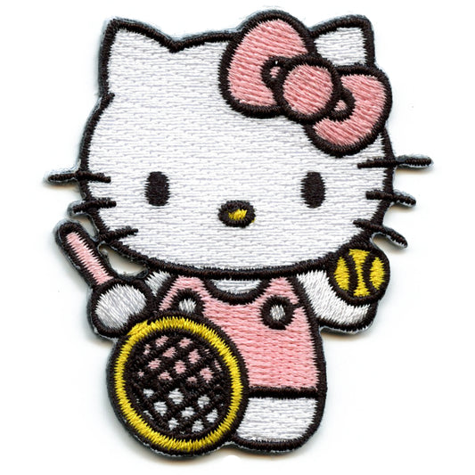 Hello Kitty Hugging Strawberry Sweet Iron On Embroidered Patch