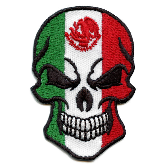 Iron On USA Mexico Flag Patch  Embroidered Patches by Ivamis Patches